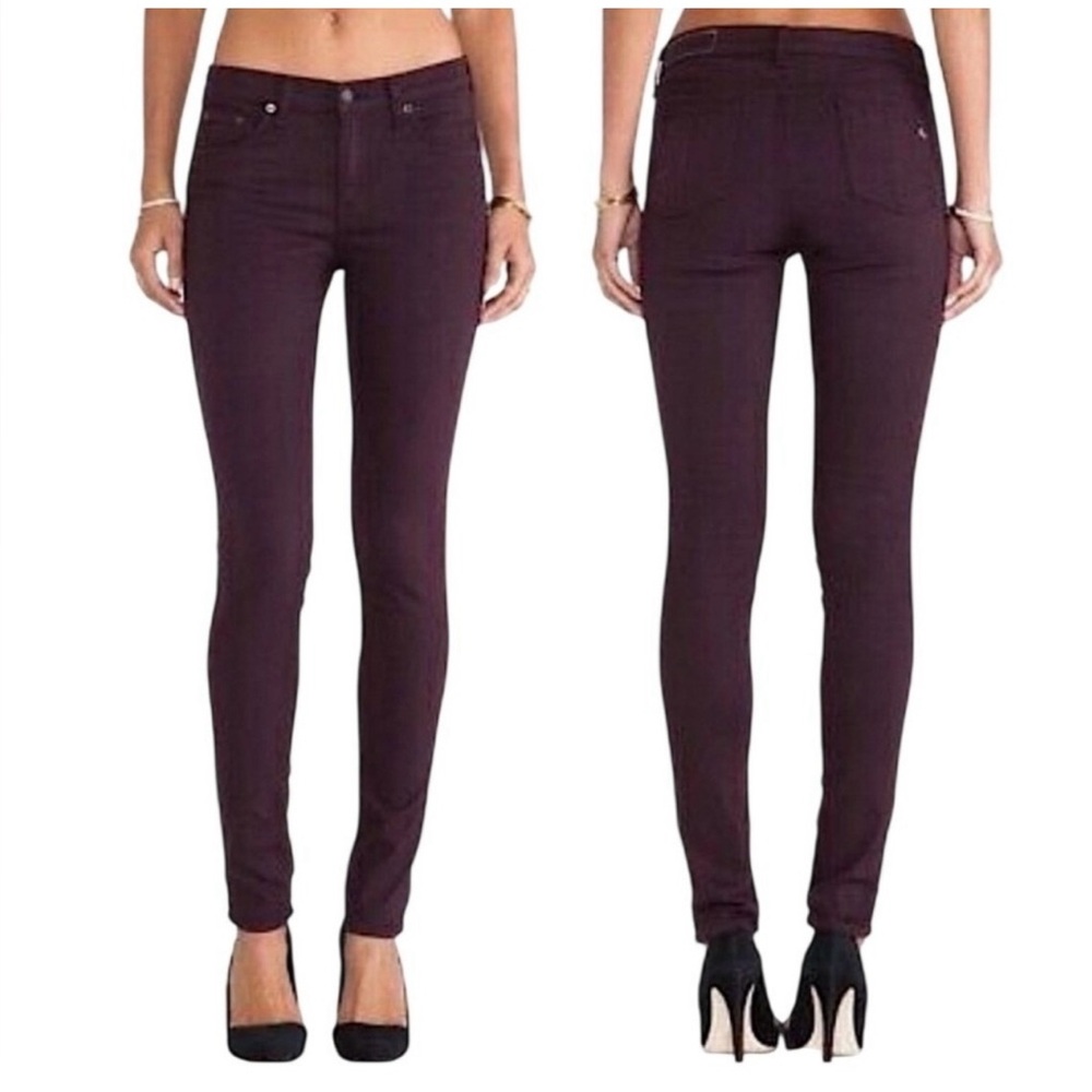 Rag & Bone Women's Skinny eggplant color Jeans